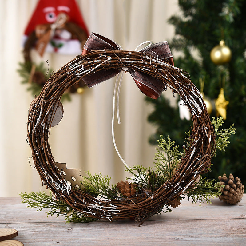 Christmas wreath, vine ring, pendant, mall ornaments