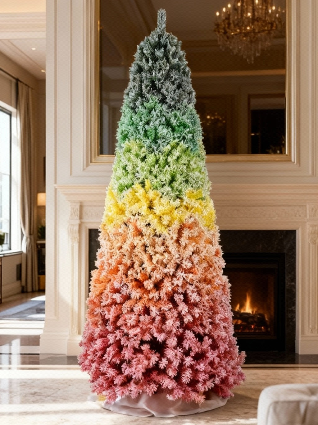 Rainbow Flocking Tree