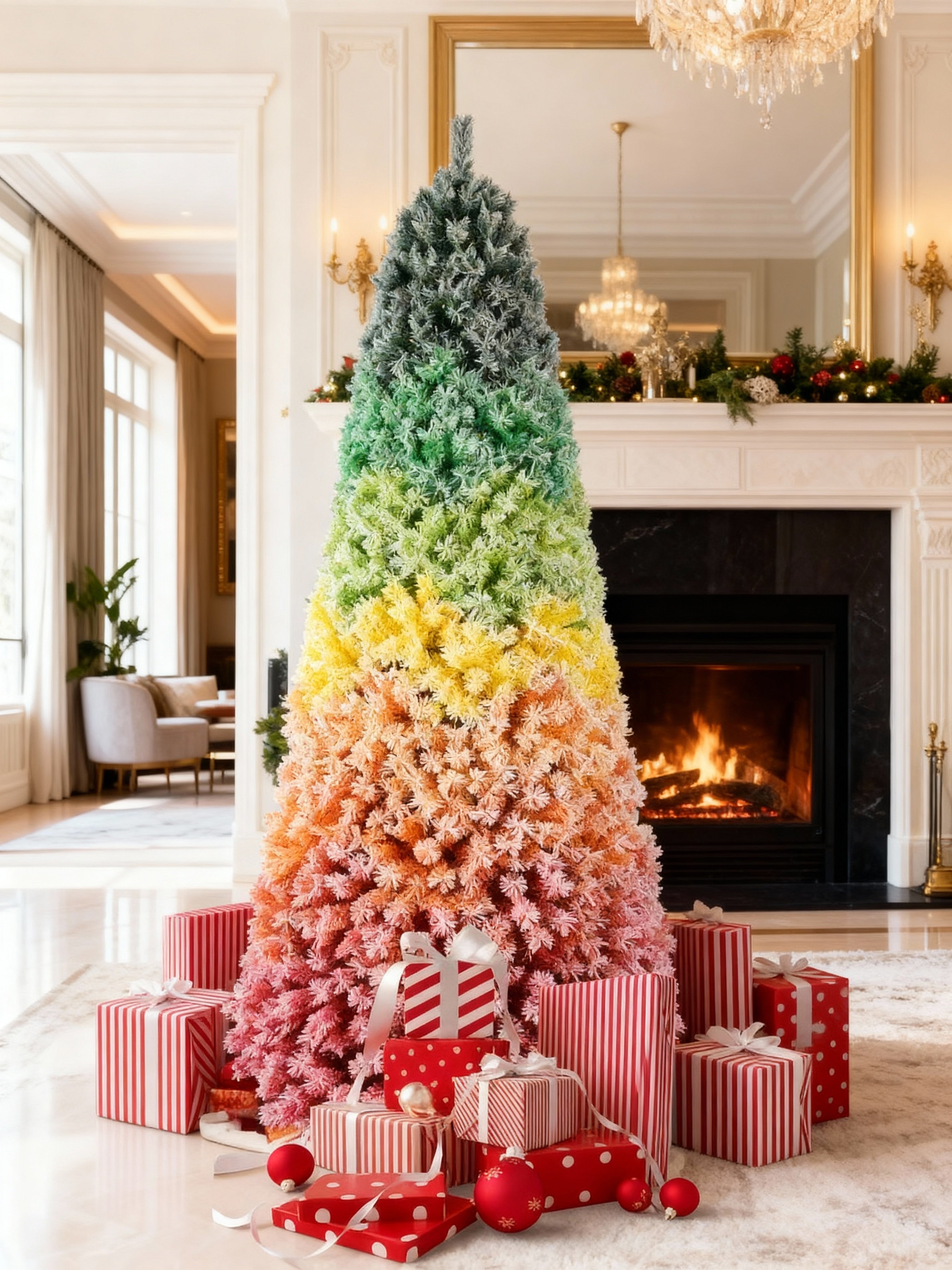 Rainbow Flocking Tree