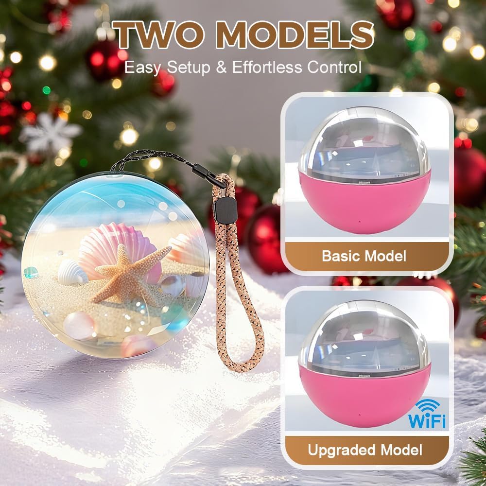 3D Crystal Ball Video Player – Personalized Memory Sphere