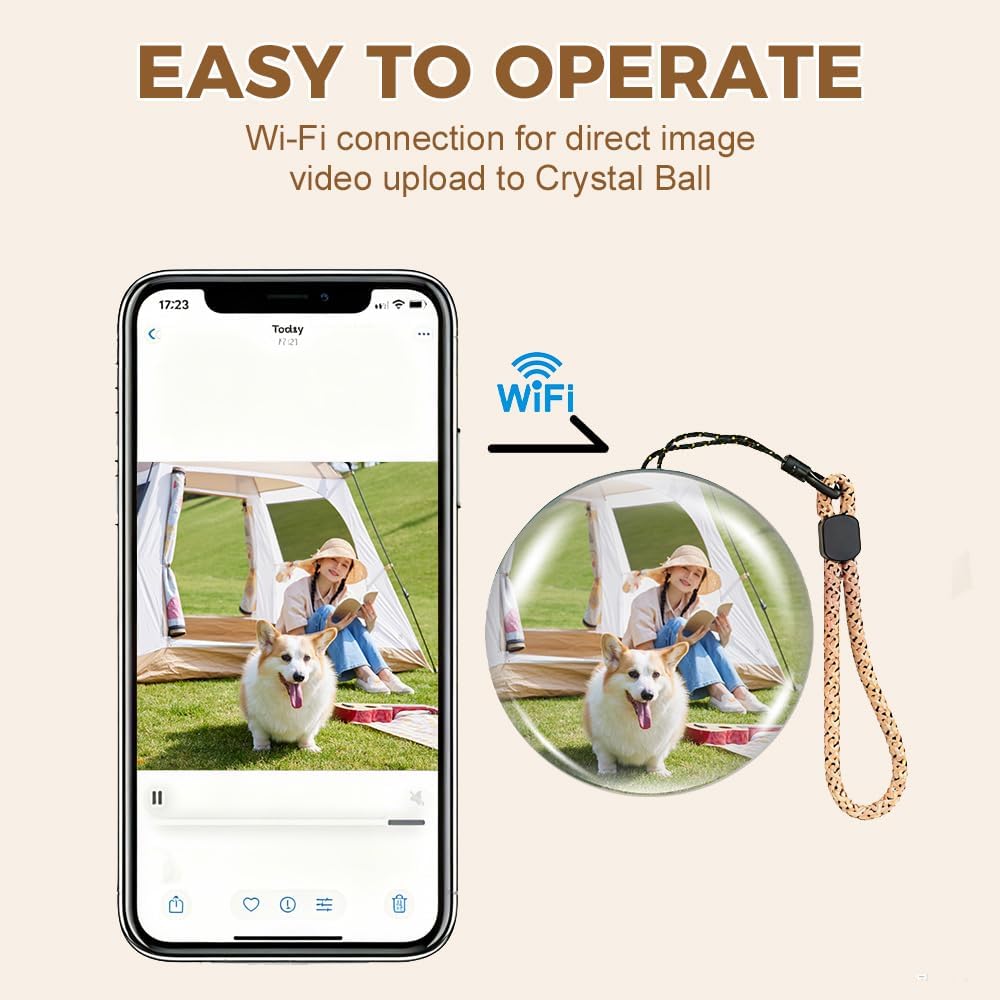 3D Crystal Ball Video Player – Personalized Memory Sphere