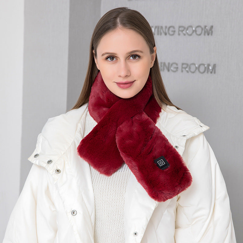 USB Heated Scarf | Electric Neck Wrap for Pain Relief