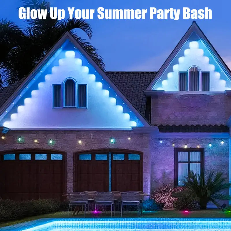 Waterproof RGB Outdoor Rope Lights - IP67 LED Strip for Roof